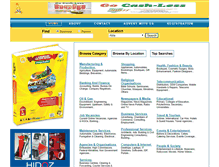 Tablet Screenshot of countryyellowpages.net